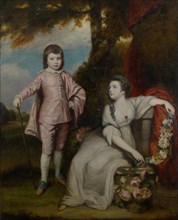 George Capel, Viscount Malden (1757-1839), and Lady Elizabeth Capel (1755-1834), 1768. Creator: Sir Joshua Reynolds.