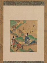 Mount Utsu (Utsu no yama), from The Tales of Ise (Ise monogatari) , ca. 1634. Creator: Tawaraya Sotatsu.