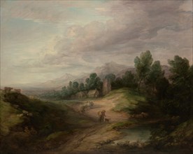 Wooded Upland Landscape, probably 1783. Creator: Thomas Gainsborough.