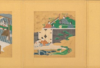 Scenes from The Tale of Genji (Genji monogatari), early 17th century. Creator: Tosa Mitsunori.