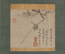 Bird on a Branch, early 16th century. Creator: Unkei Eii.