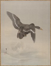 Flying Goose, ca. 1887. Creator: Watanabe Seitei.