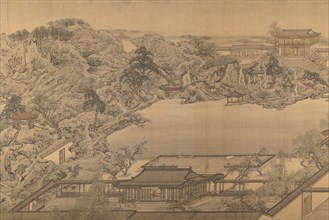 View of a Garden Villa, 18th century (?). Creator: After Yuan Jiang (active ca.1680-ca.1730).