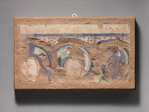 Three Celestial Attendants, ca. 6th-7th century. Creator: Unknown.