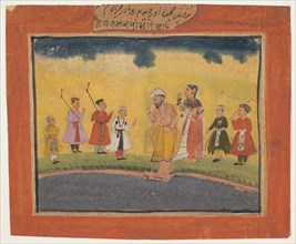 Krishna's Parents Search for Him, ca. 1615. Creator: Unknown.