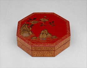 Octagonal incense box, 17th century. Creator: Unknown.