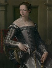 Portrait of a Woman, mid-16th century. Creator: Jacopo Zucchi.