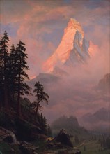 Sunrise on the Matterhorn, after 1875. Creator: Albert Bierstadt.