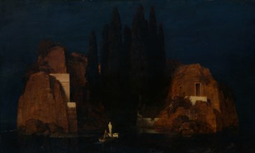 Island of the Dead, 1880. Creator: Arnold Böcklin.