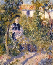 Nini in the Garden (Nini Lopez), 1876. Creator: Pierre-Auguste Renoir.