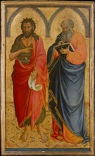 Saints John the Baptist and Matthew, possibly 1433. Creator: Bicci di Lorenzo.