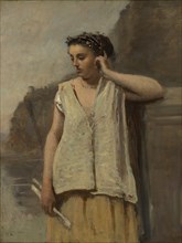 The Muse: History, ca. 1865. Creator: Jean-Baptiste-Camille Corot.