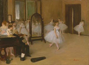 The Dancing Class, ca. 1870. Creator: Edgar Degas.