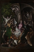 The Adoration of the Shepherds, ca. 1605-10. Creator: El Greco.