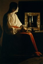 The Penitent Magdalen, ca. 1640. Creator: Georges de la Tour.
