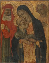 Madonna and Child with Saints Jerome and Agnes, ca. 1465. Creator: Giovanni di Paolo.