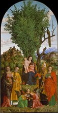 Madonna and Child with Saints, ca. 1520. Creator: Girolamo dai Libri.