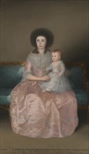 Condesa de Altamira and Her Daughter, María Agustina, 1787-88. Creator: Francisco Goya.