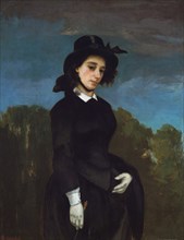 Woman in a Riding Habit (L'Amazone), 1856. Creator: Gustave Courbet.
