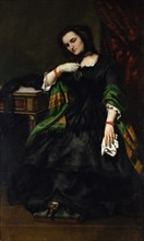Madame Auguste Cuoq (Mathilde Desportes, 1827-1910), ca. 1852-57. Creator: Gustave Courbet.