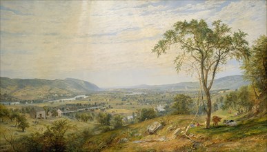 The Valley of Wyoming, 1865. Creator: Jasper Francis Cropsey.