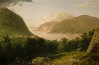 Hudson River Scene, 1857. Creator: John Frederick Kensett.