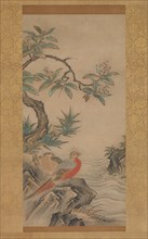 Pheasants among Trees: Flowers of the Four Seasons, probably 1560s. Creator: Kano Shoei.