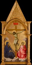 The Crucified Christ between the Virgin and Saint John the Evangelist, ca. 1406. Creator: Lorenzo Monaco.