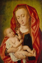 Virgin and Child with a Dragonfly, ca. 1500. Creator: Master of Saint Gilles.
