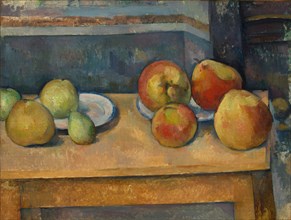 Still Life with Apples and Pears, ca. 1891-92. Creator: Paul Cezanne.