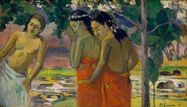 Three Tahitian Women, 1896. Creator: Paul Gauguin.