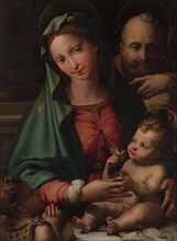 The Holy Family with the Infant Saint John the Baptist, ca. 1524-26. Creator: Perino del Vaga.