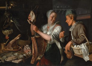 Kitchen Scene, 1620s. Creator: Peter Wtewael.