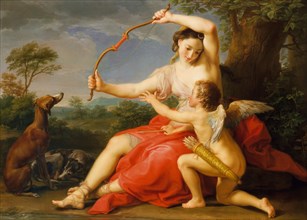 Diana and Cupid, 1761. Creator: Pompeo Batoni.