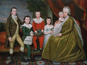 Mrs. Noah Smith and Her Children, 1798. Creator: Ralph Earl.