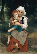 Breton Brother and Sister, 1871. Creator: William-Adolphe Bouguereau.