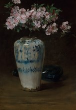 Pink Azalea?Chinese Vase, 1880-90 (?). Creator: William Merritt Chase.