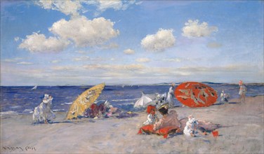 At the Seaside, ca. 1892. Creator: William Merritt Chase.