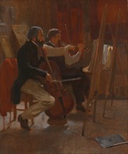 The Studio, 1867. Creator: Winslow Homer.
