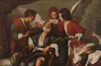 Tobias Curing His Father's Blindness, 1630-35. Creator: Bernardo Strozzi.