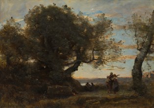 The Gypsies, 1872. Creator: Jean-Baptiste-Camille Corot.