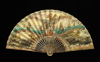 Fan, 1715-25. Creator: Unknown.