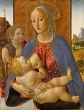 Madonna and Child with the Young Saint John the Baptist, ca. 1490. Creator: Cosimo Rosselli.