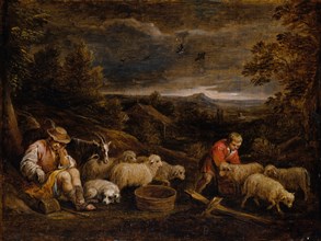 Shepherds and Sheep. Creator: David Teniers II.