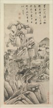 Shaded Dwellings among Streams and Mountains, ca. 1622-25. Creator: Dong Qichang.