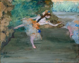 Dancer Onstage, ca. 1877. Creator: Edgar Degas.