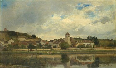 The Village of La Celle-sous-Moret. Creator: Eugène Antoine Samuel Lavieille.