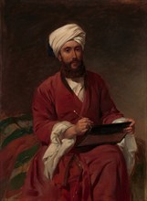 William Edward Dighton (1822-1853) in Middle Eastern Dress, ca. 1852-53. Creator: Frederick Goodall.