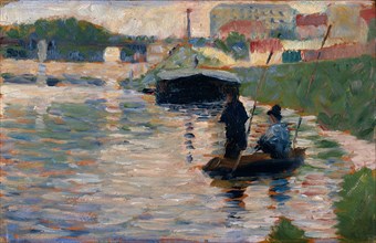 View of the Seine, 1882-83. Creator: Georges-Pierre Seurat.