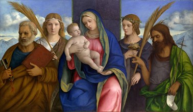 Madonna and Child with Saints. Creator: Giovanni Bellini.